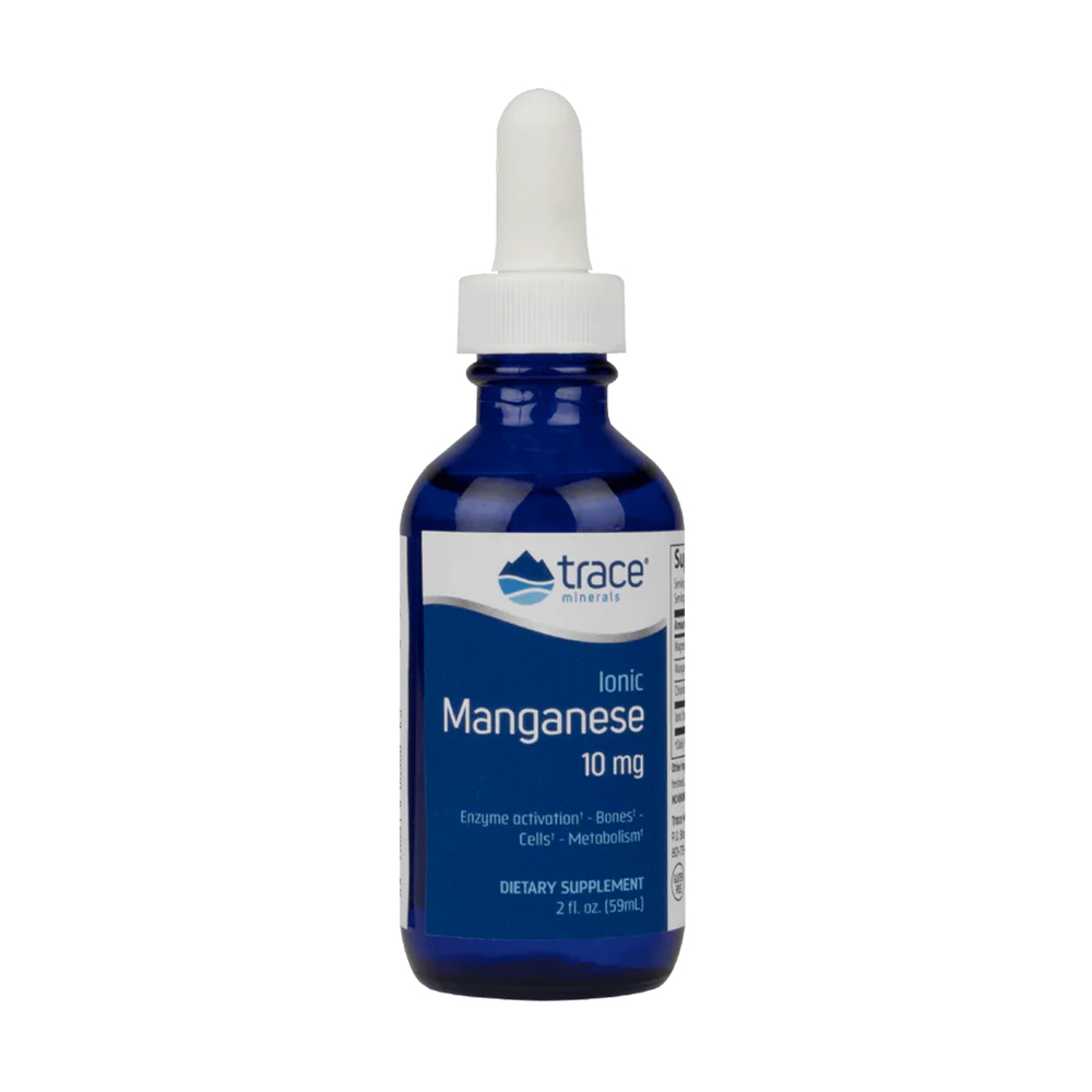 Уцінка! Марганець іонний Trace Minerals Ionic Manganese в рідині, 10 мг, 59 мл